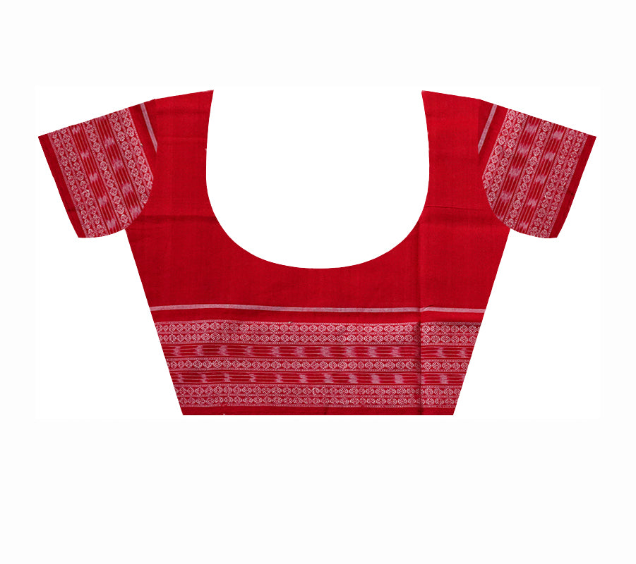 Copy of Copy of Different letter pattern Sambalpuri cotton saree is black and Deeppink color. - Koshali Arts & Crafts Enterprise