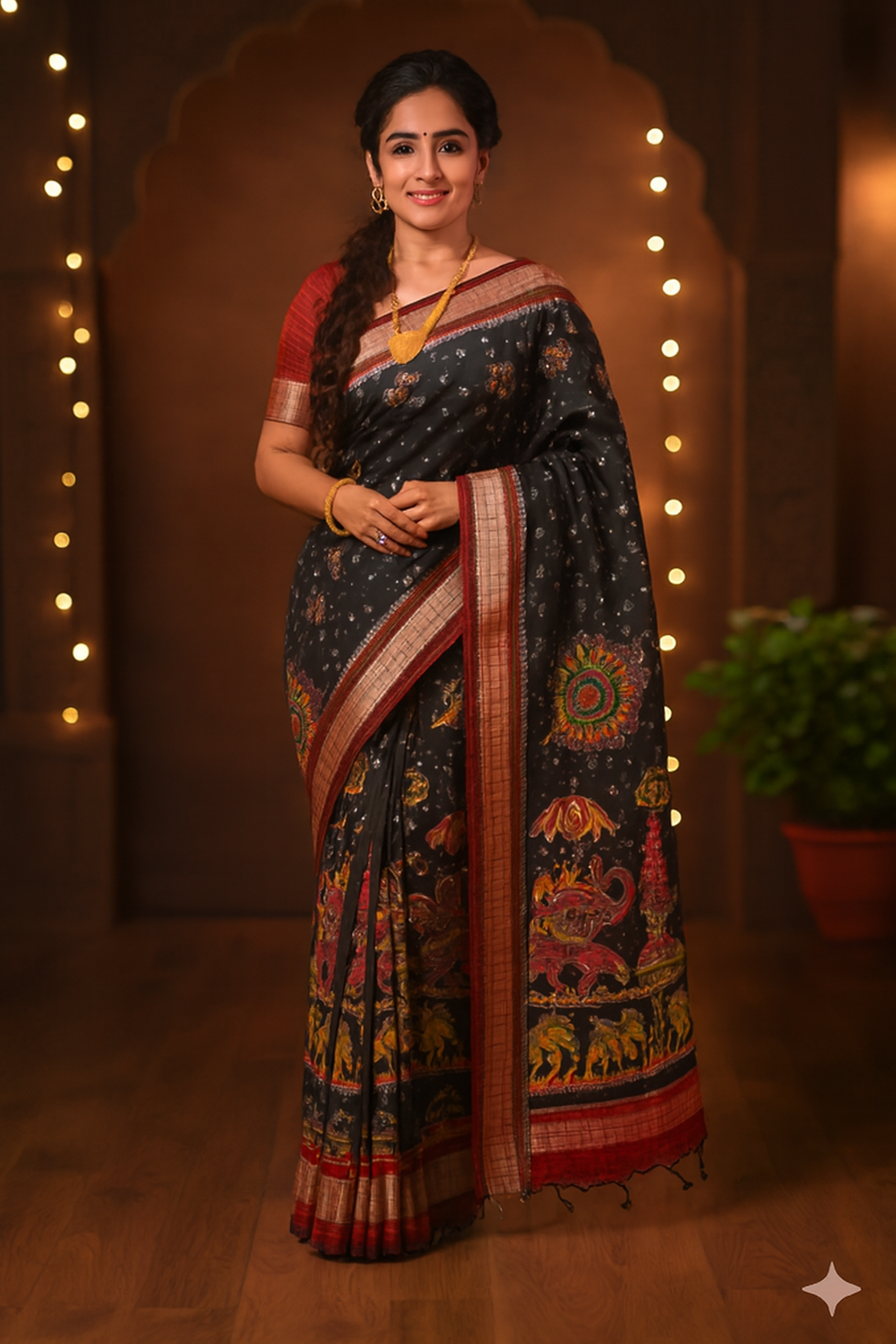 PALKI PATA WITH FISH AND ELEPHANT