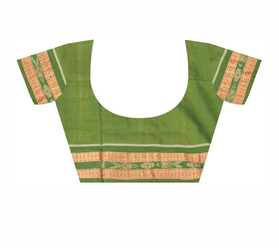 Maroon and black dual color Sambalpuri cotton saree with blouse piece. - Koshali Arts & Crafts Enterprise