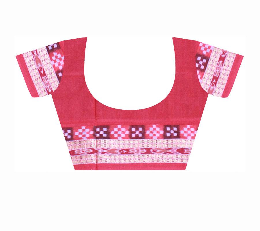 Latest Design Dhadi Sapta in Blue color traditional pasapali pattern Sambalpuri cotton Saree - Koshali Arts & Crafts Enterprise