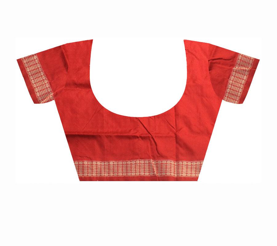 LATEST PATLI DESIGN LIGHT PISHTA   COLOR PATA SAREE. - Koshali Arts & Crafts Enterprise