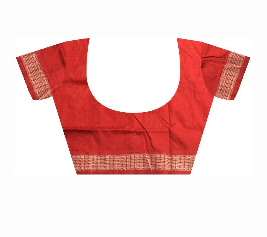 Latest Patli design light Pishta color Pata Saree. - Koshali Arts & Crafts Enterprise