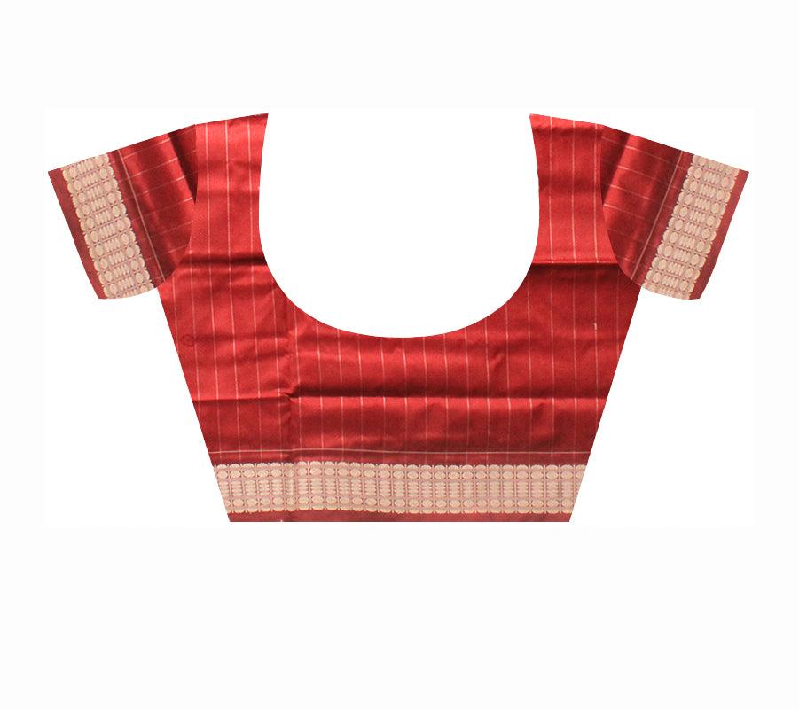 LATEST GREEN COLOR PARROT DESIGN SONEPUR PATA SAREE IN PURE SILK - Koshali Arts & Crafts Enterprise