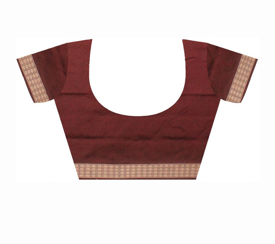 YELLOW, PINK AND MAROON MIX SAMBALPURI PATA SAREE WITH PASAPALI, AND BOMKEI PRINT IN BODY - Koshali Arts & Crafts Enterprise