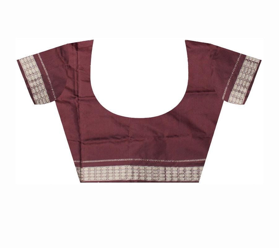 DIFFERENT PARTY COLLECTION PINK AND GOLDEN COLOR BANDHA WITH PASAPALI DESIGN PATA SAREE, WITH BLOUSE PIECE. - Koshali Arts & Crafts Enterprise