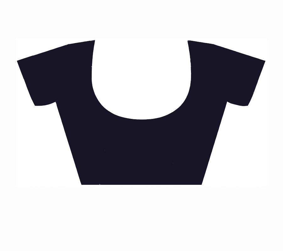 LATEST DESIGN MANIABANDHA COTTON SAREE IN BLUE AND BLACK COLOR BASE, WITHOUT BLOUSE PIECE. - Koshali Arts & Crafts Enterprise