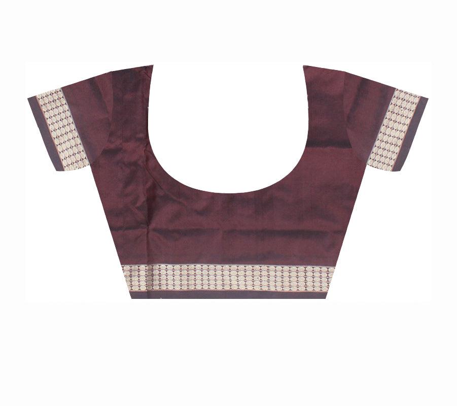 3D COLOR FULL BODY BIG SAPTA PATTERN PATA SAREE, ATTACHED WITH BLOUSE PIECE. - Koshali Arts & Crafts Enterprise