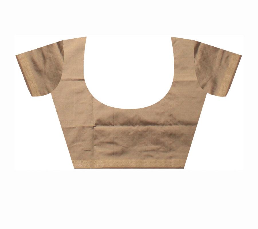 RED COLOR BOOTY PATTERN SONEPURI PATA SAREE WITH BLOUSE PIECE. - Koshali Arts & Crafts Enterprise