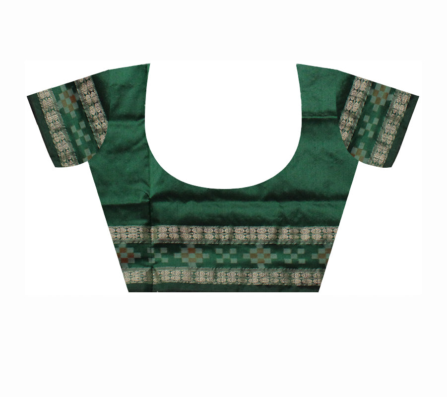 PURPLE AND GREEN COLOR DESIGN DHADI SAPTA PATA SAREE,COMES WITH MATCHING BLOUSE PIECE. - Koshali Arts & Crafts Enterprise