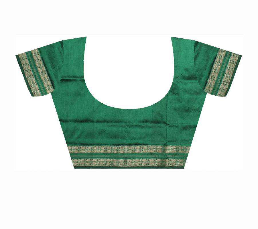 Shankha with Lotus pattern bomkei pata saree. - Koshali Arts & Crafts Enterprise