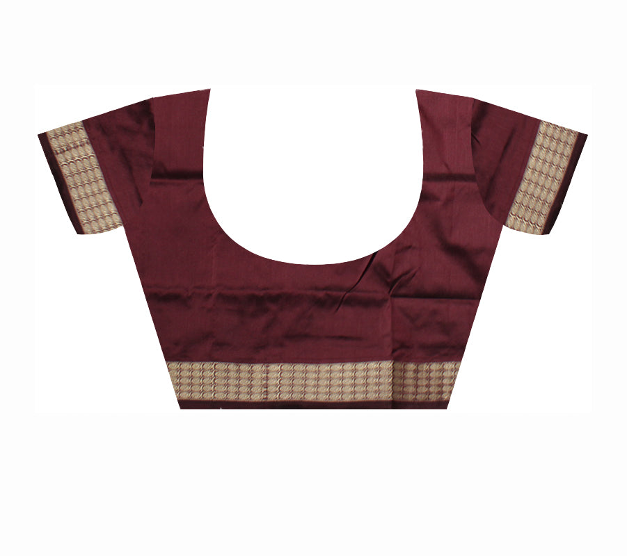 Nartaki with elephant pattern Bomkei Pata saree. - Koshali Arts & Crafts Enterprise