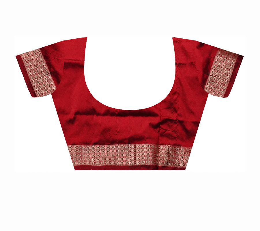Nartaki with terrcotta pattern pata saree. - Koshali Arts & Crafts Enterprise