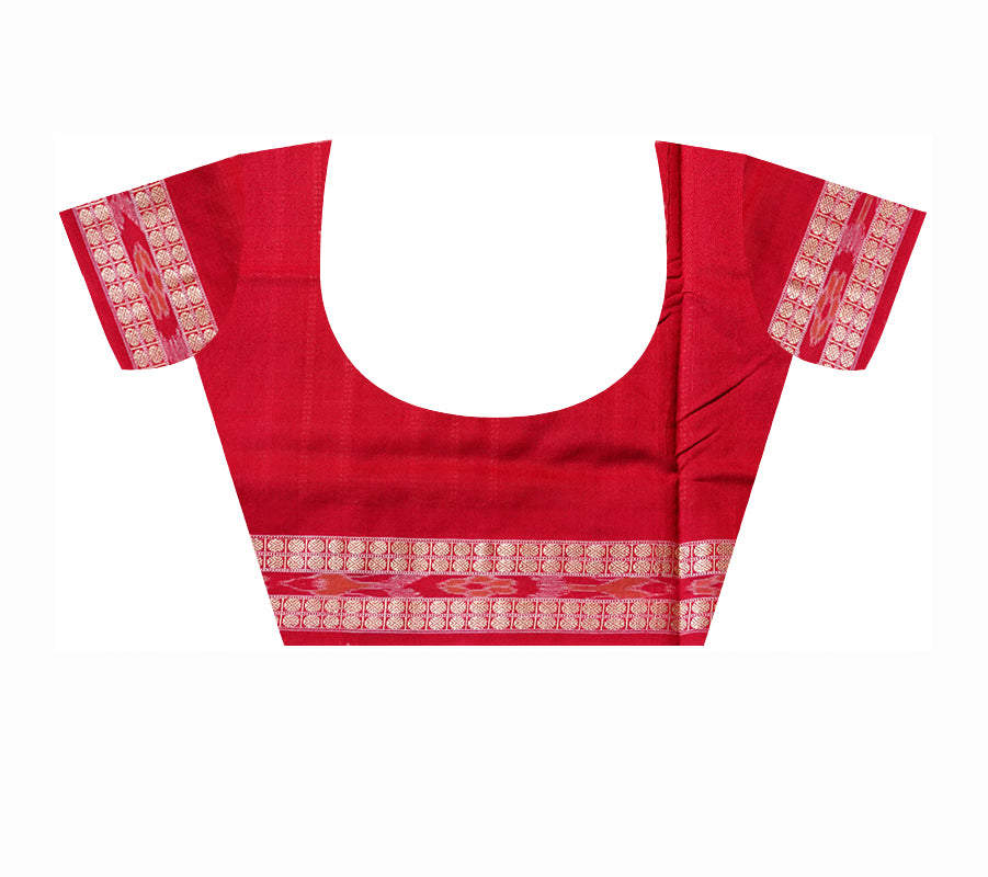 Nartaki with elephant pattern pure cotton saree is 3d color base. - Koshali Arts & Crafts Enterprise