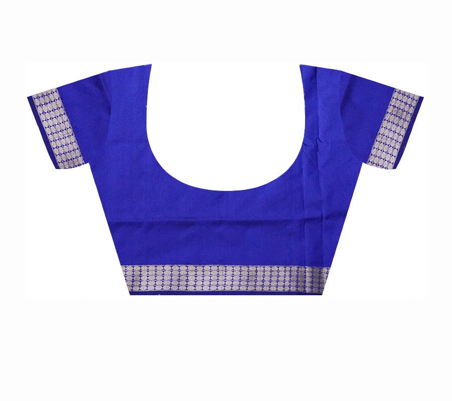 Plain Bomkei with doll work pallu pata saree in pink and Purple colour . - Koshali Arts & Crafts Enterprise