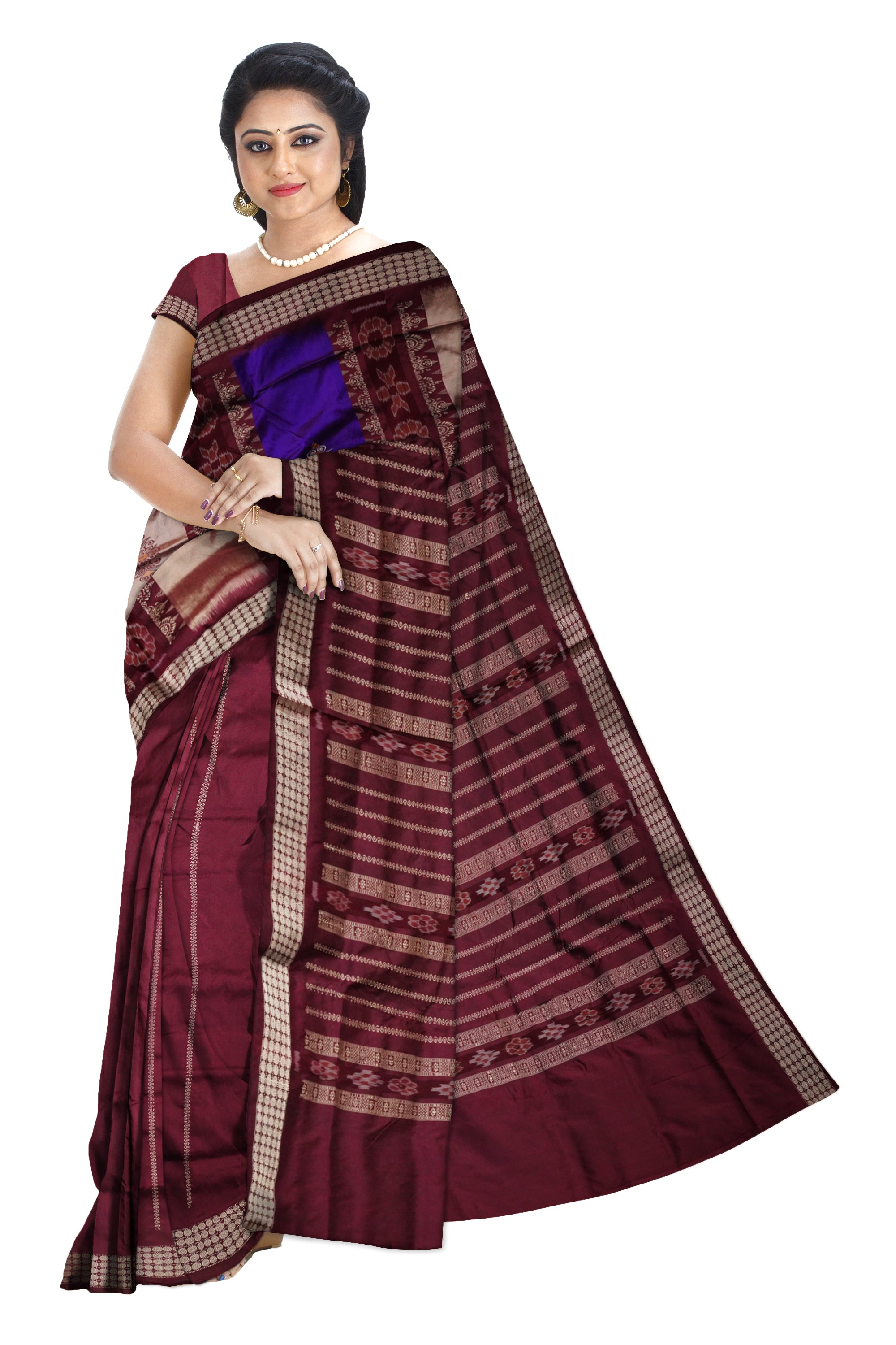 Latest design patli pata saree is 3d color base. - Koshali Arts & Crafts Enterprise