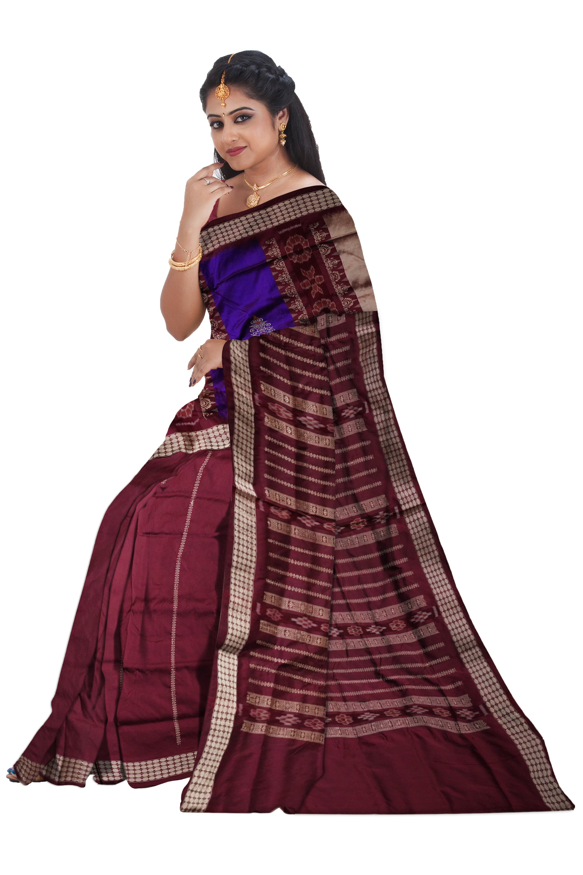 Latest design patli pata saree is 3d color base. - Koshali Arts & Crafts Enterprise