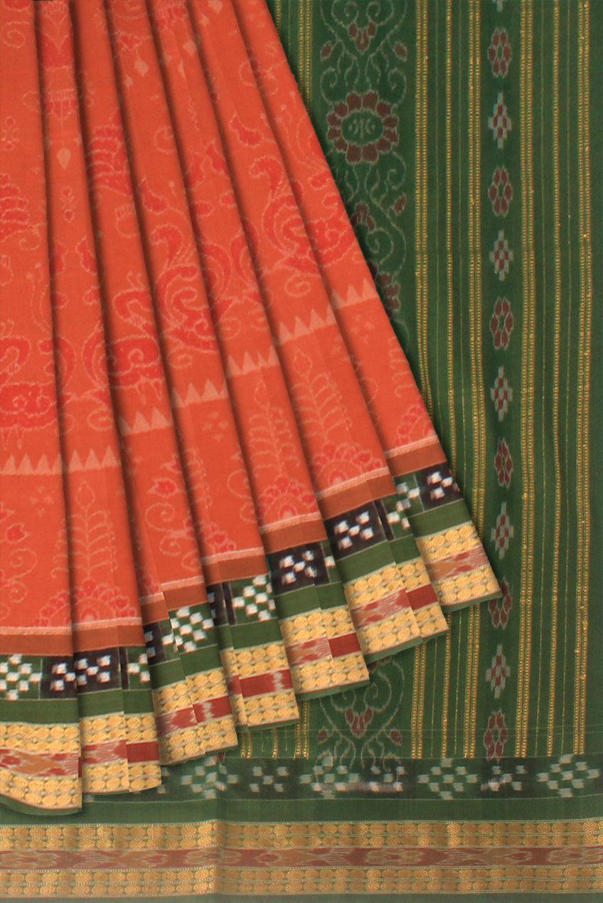 Sambalpuri cotton saree in Three Unique design with blouse piece. - Koshali Arts & Crafts Enterprise
