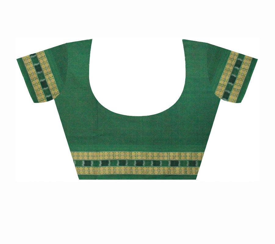 Paper Bandha Sambalpuri saree Bomkai Design in Blue and Maroon Colour - Koshali Arts & Crafts Enterprise