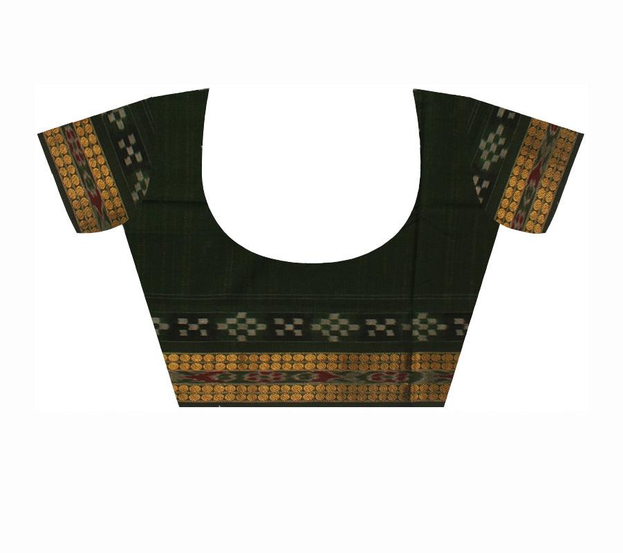 BODY MAYURI PRINT PURE COTTON SAREE IN 3D COLOR BASE, ATTACHED WITH BLOUSE PIECE. - Koshali Arts & Crafts Enterprise