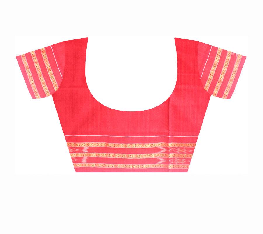 NEW COLECTION TERRACOTTA BASED PURE COTTON SAREE IN BLACK AND RED COLOUR AVAILABLE WITH BLOUSE . - Koshali Arts & Crafts Enterprise