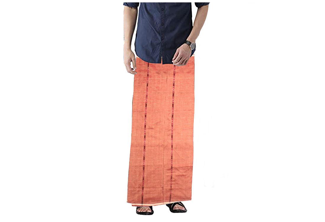 Handloom Pure Cotton Special Sambalpuri Lungi of 2.25 mtr For Men. - Koshali Arts & Crafts Enterprise