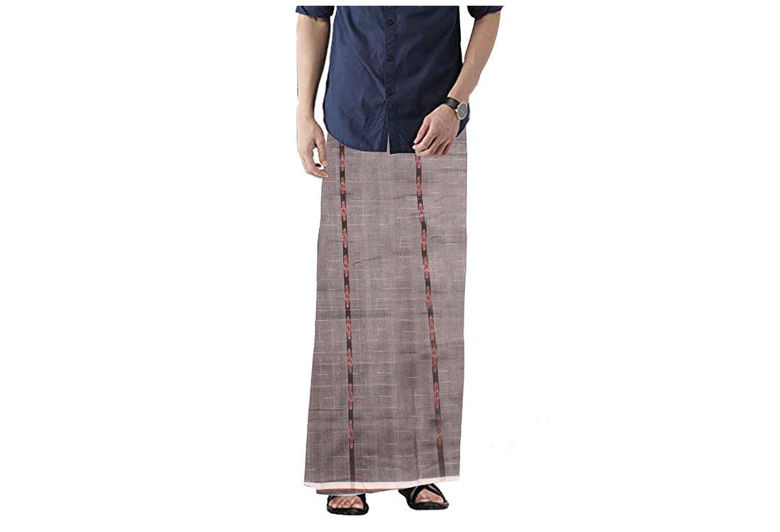 Handloom Pure Cotton Special Sambalpuri Lungi of 2.25 mtr For Men. - Koshali Arts & Crafts Enterprise