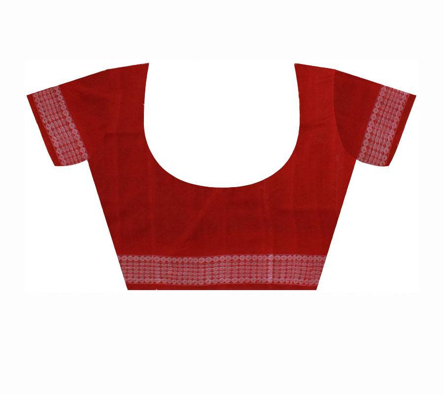 Sambalpuri cotton IKAT saree with tree design - Koshali Arts & Crafts Enterprise