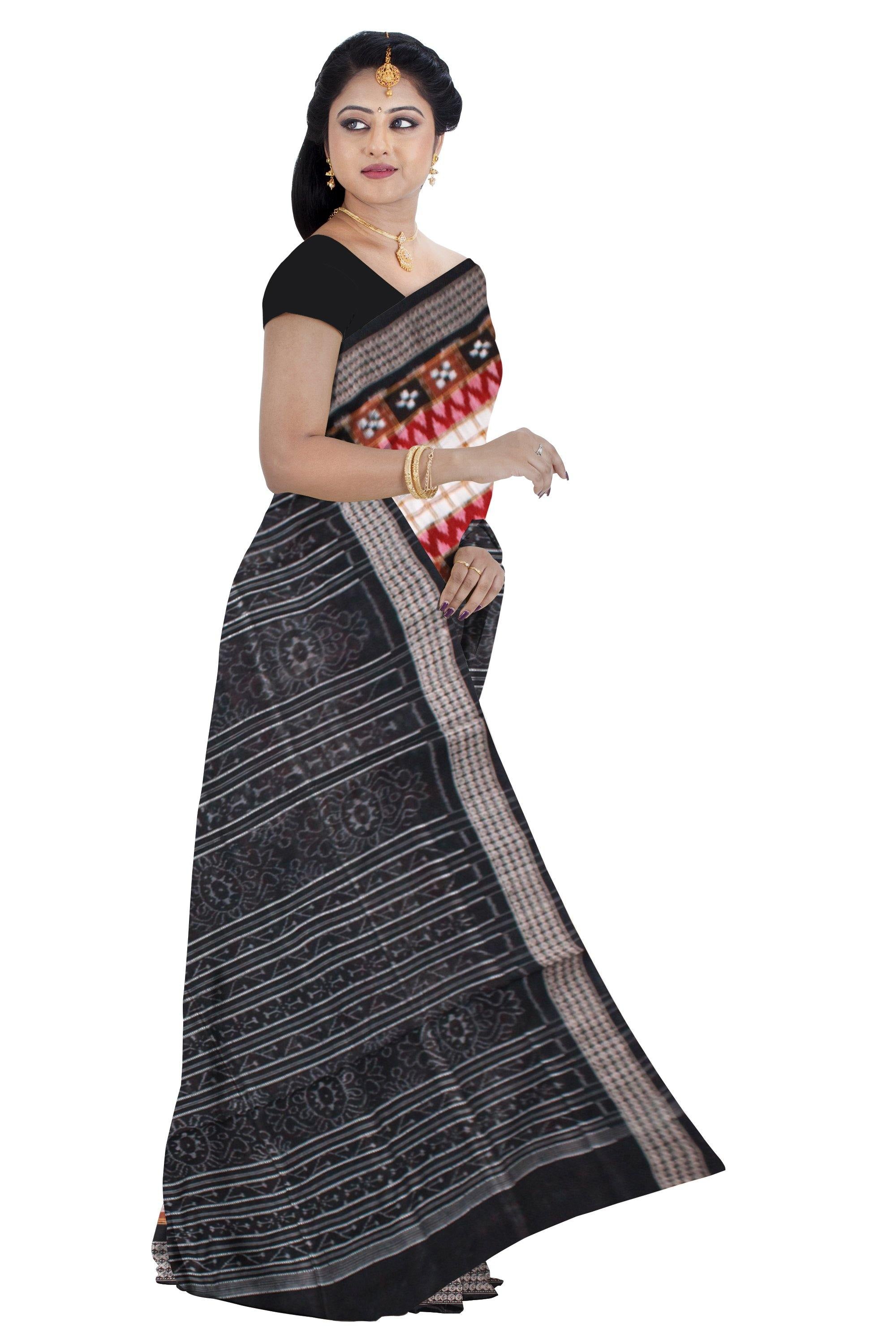 Pasapali Milan Design Sambalpuri Saree. - Koshali Arts & Crafts Enterprise