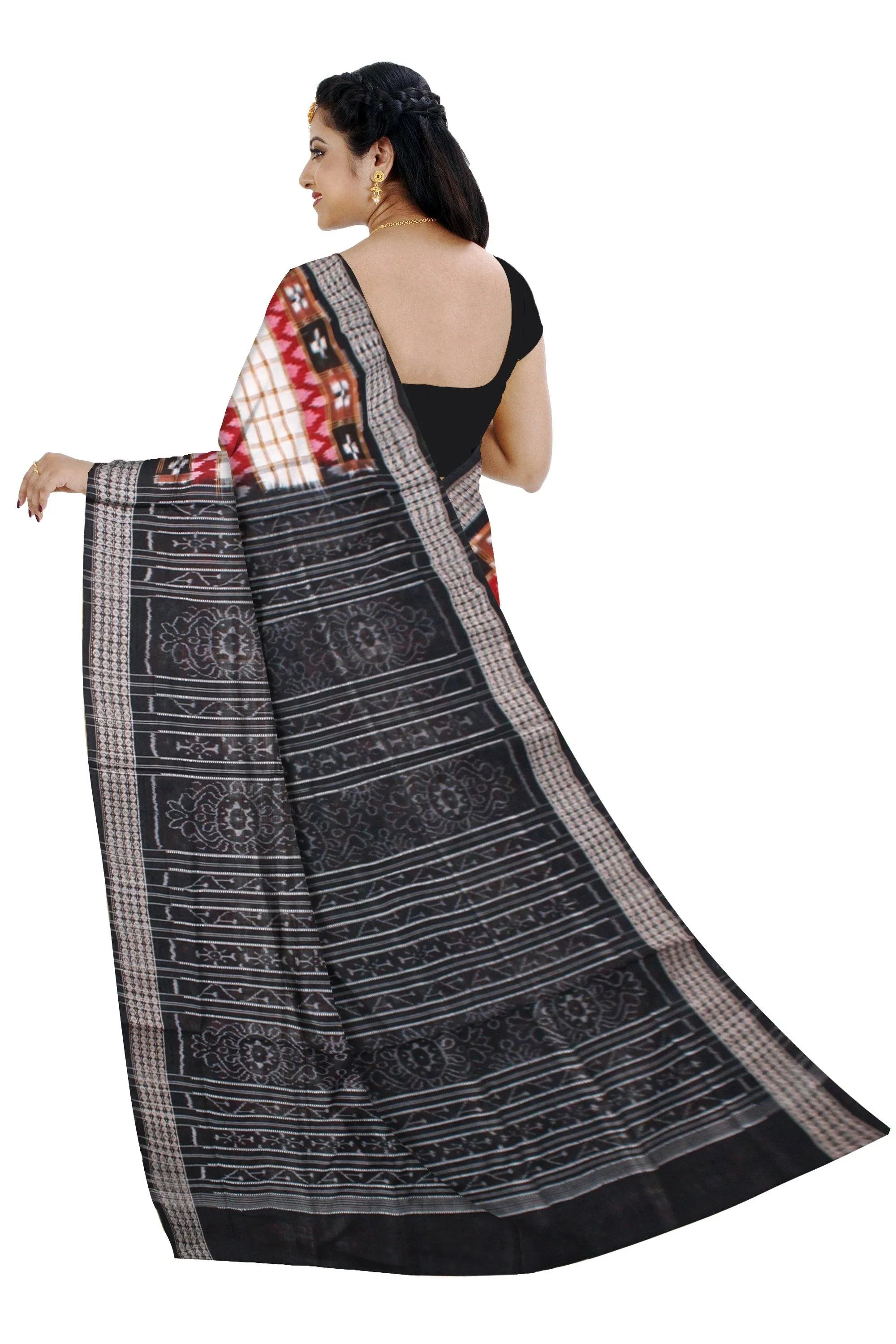 Pasapali Milan Design Sambalpuri Saree. - Koshali Arts & Crafts Enterprise