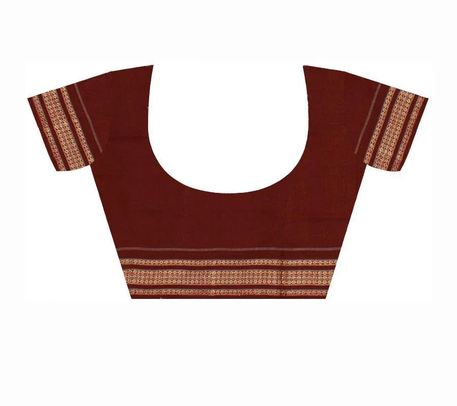 Exclusive Sambalpuri Barpali Saree in Bomkei Pattern (with Blouse Piece) - Koshali Arts & Crafts Enterprise
