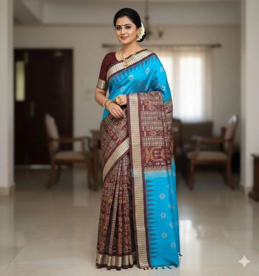 PURE PATA SAREE - Koshali Arts & Crafts Enterprise