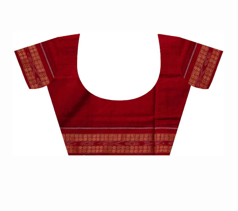3D color Nartaki pattern Sambalpuri cotton saree. - Koshali Arts & Crafts Enterprise