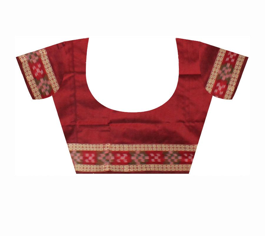 Latest Design Green Color Dhadi Sapta  Sambalpuri Pata Saree. - Koshali Arts & Crafts Enterprise