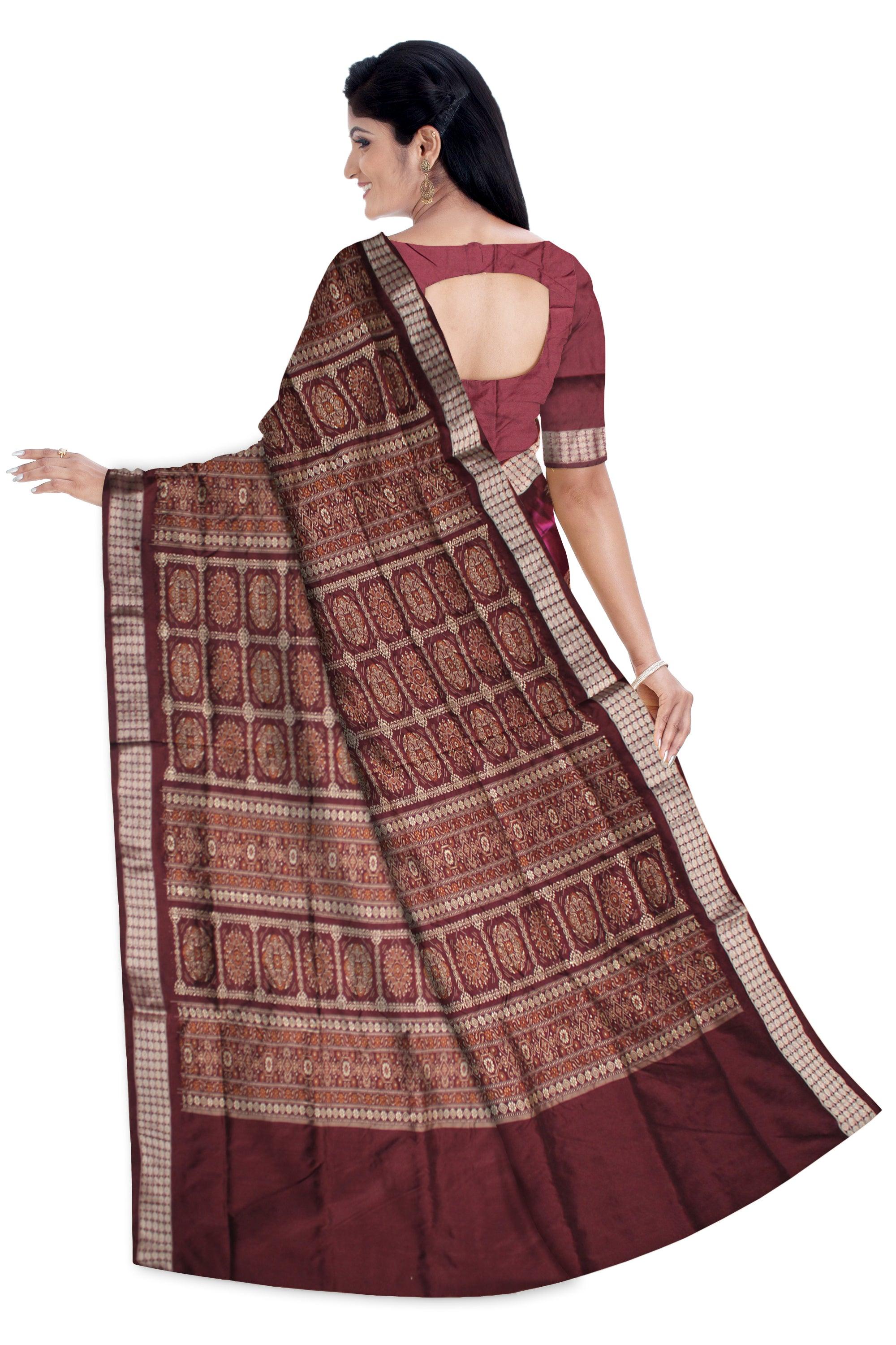 3D COLOR PATLI PATA SAREE , WITH BLOUSE PIECE. - Koshali Arts & Crafts Enterprise