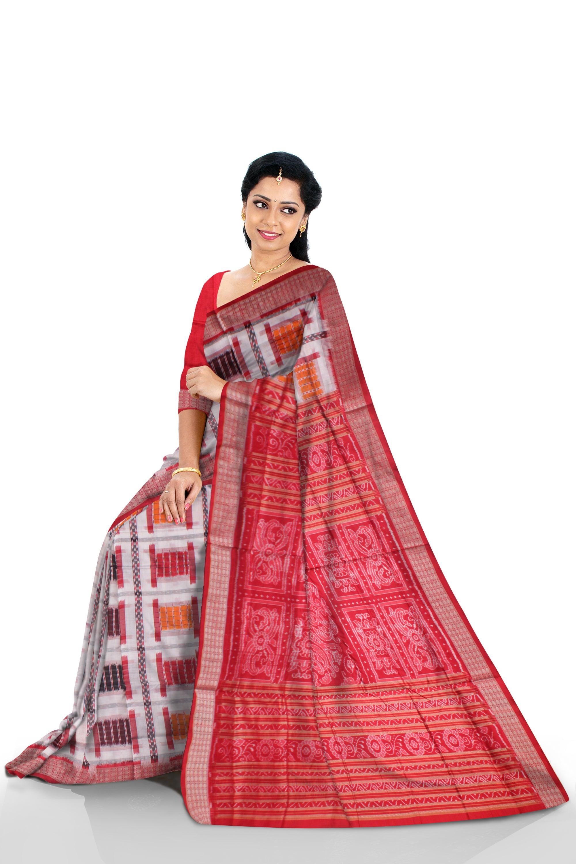 NEW COLLECTION MULTI COLOR PURE SILK SAREE, WITH BLOUSE PIECE. - Koshali Arts & Crafts Enterprise