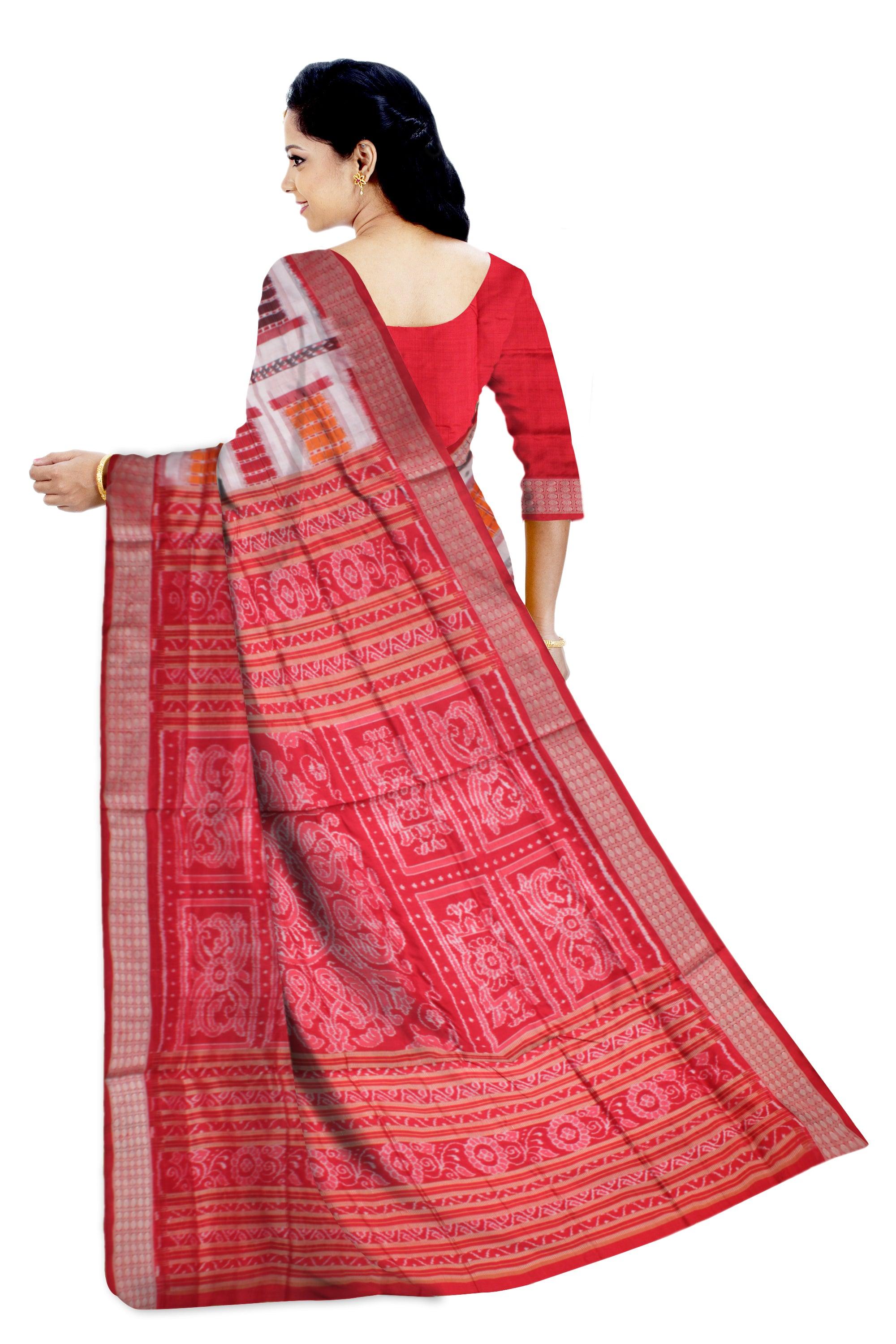 NEW COLLECTION MULTI COLOR PURE SILK SAREE, WITH BLOUSE PIECE. - Koshali Arts & Crafts Enterprise