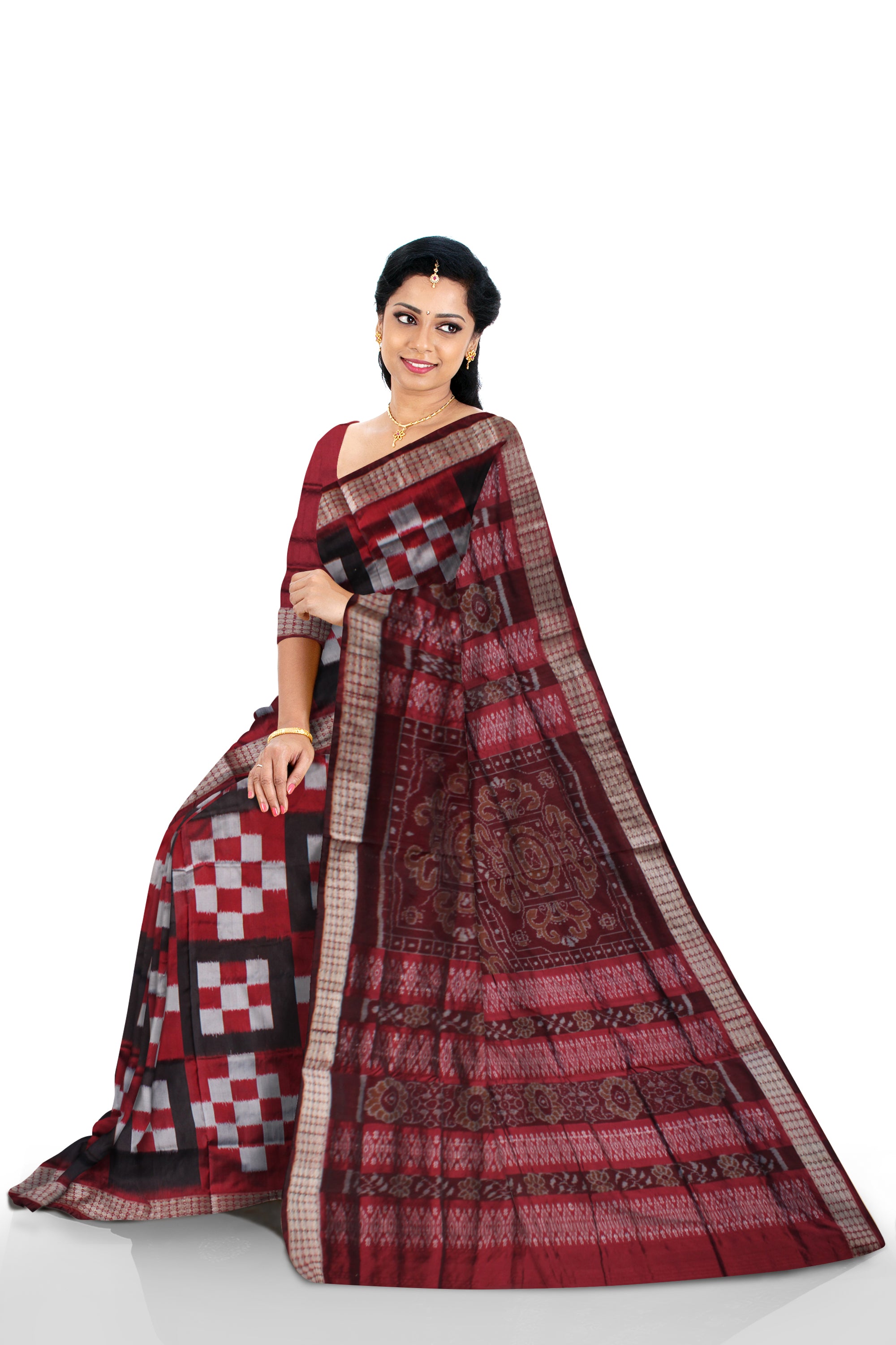 Whole body pasapali pattern pata saree. - Koshali Arts & Crafts Enterprise