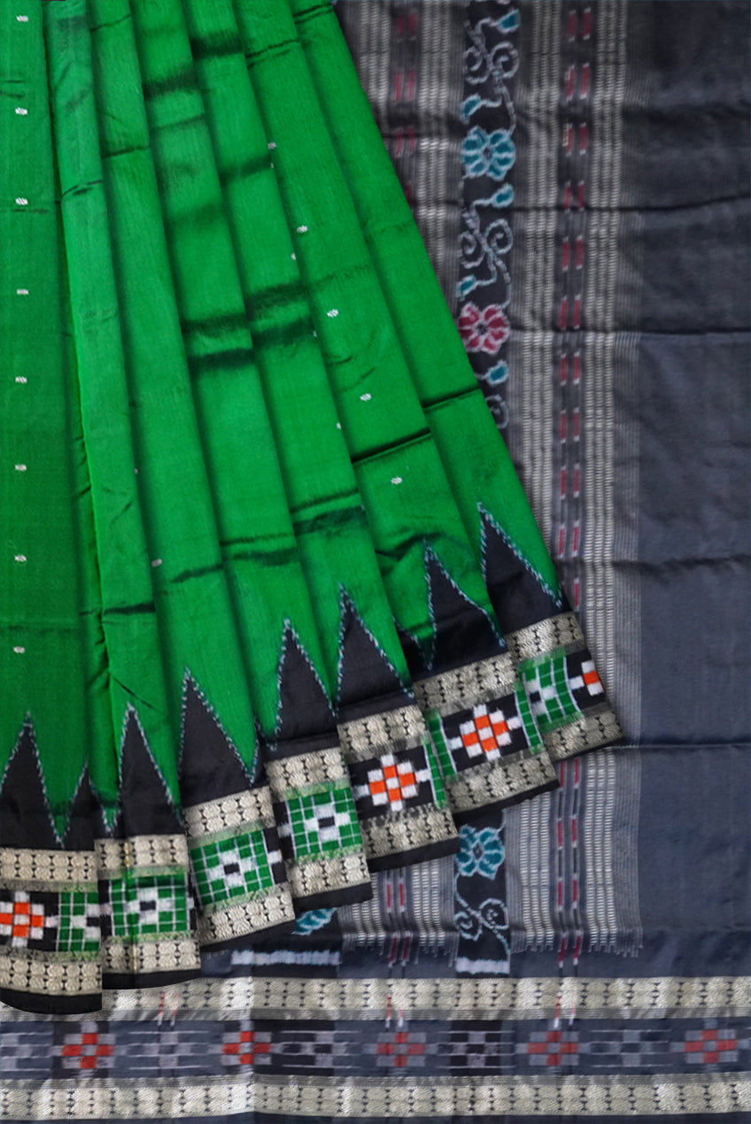 Traditional dhadi pasapali pata saree. - Koshali Arts & Crafts Enterprise