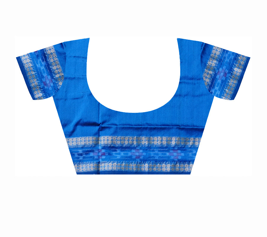 Black pasapali border sambalpuri silk saree. - Koshali Arts & Crafts Enterprise