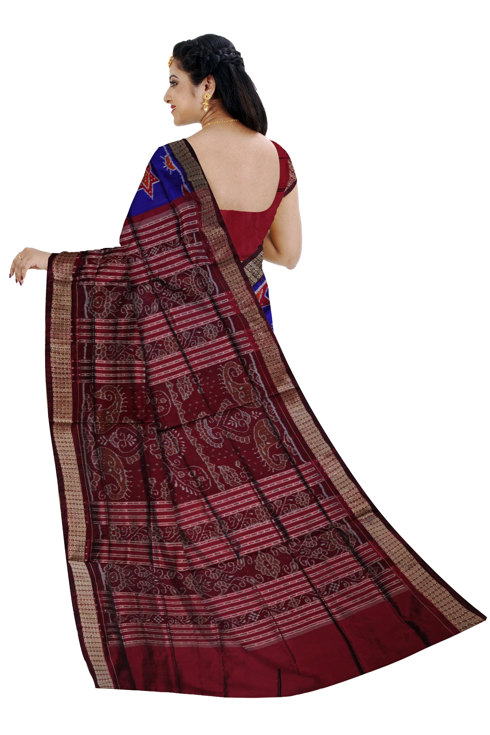Latest collection star with sun pattern pata saree. - Koshali Arts & Crafts Enterprise
