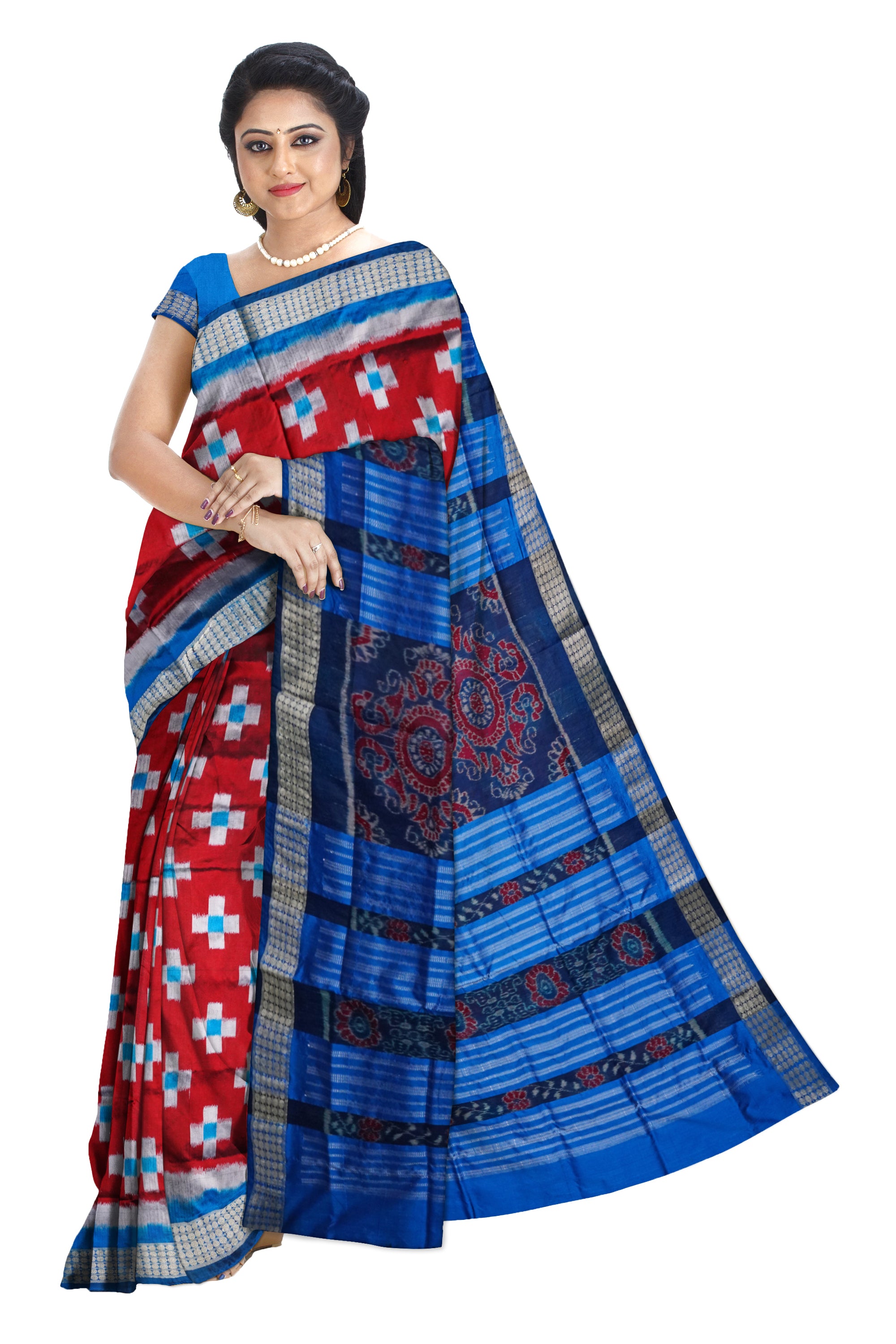Tara pattern pasapali mix pata saree. - Koshali Arts & Crafts Enterprise