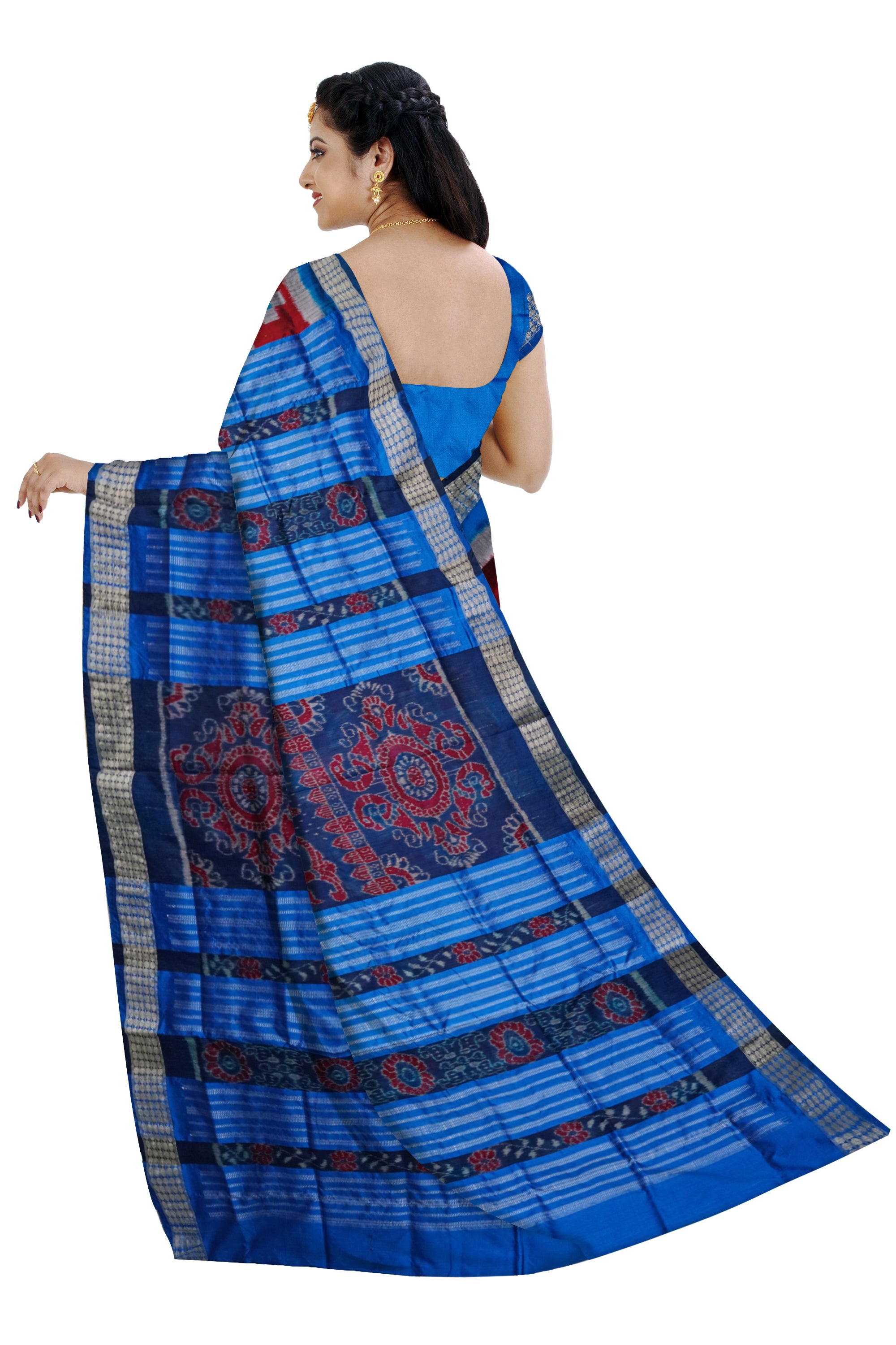 Tara pattern pasapali mix pata saree. - Koshali Arts & Crafts Enterprise