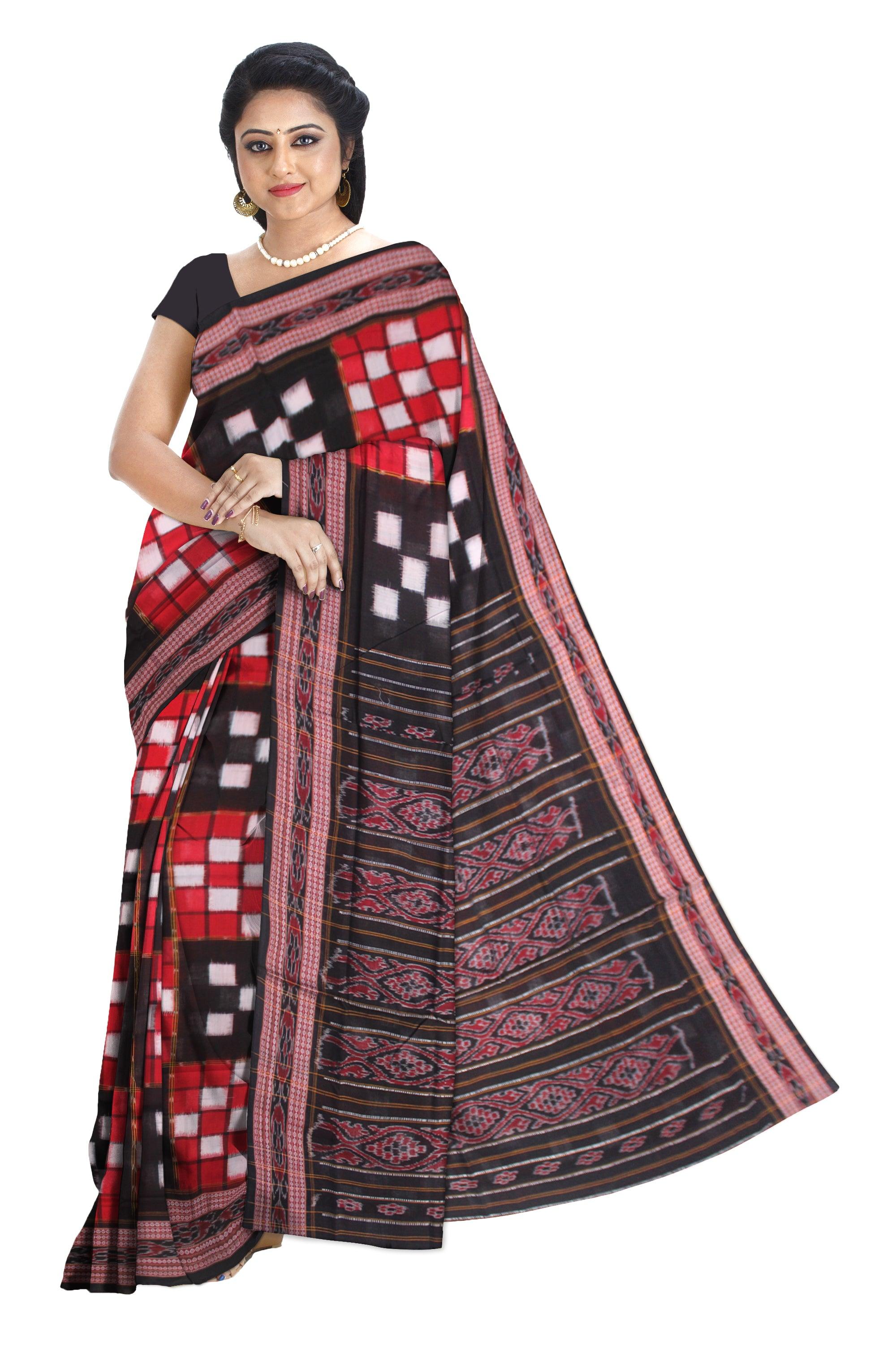 TRADITIONAL BICHITRAPURI TEENKUTHI SONEPUR SAREE WITHOUT BLOUSE. - Koshali Arts & Crafts Enterprise