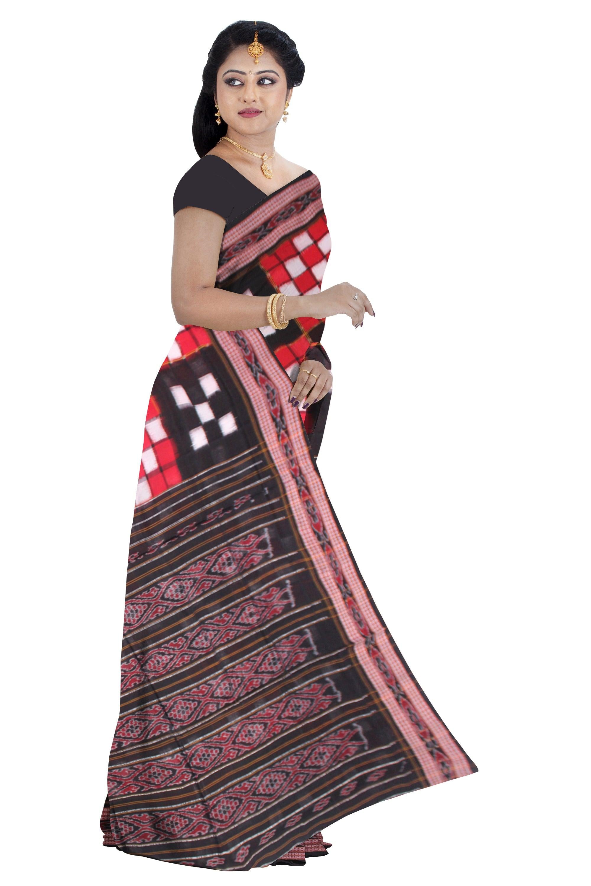 TRADITIONAL BICHITRAPURI TEENKUTHI SONEPUR SAREE WITHOUT BLOUSE. - Koshali Arts & Crafts Enterprise