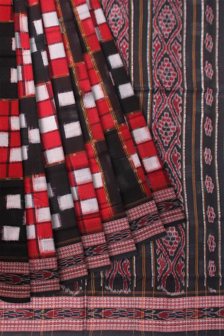 TRADITIONAL BICHITRAPURI TEENKUTHI SONEPUR SAREE WITHOUT BLOUSE. - Koshali Arts & Crafts Enterprise