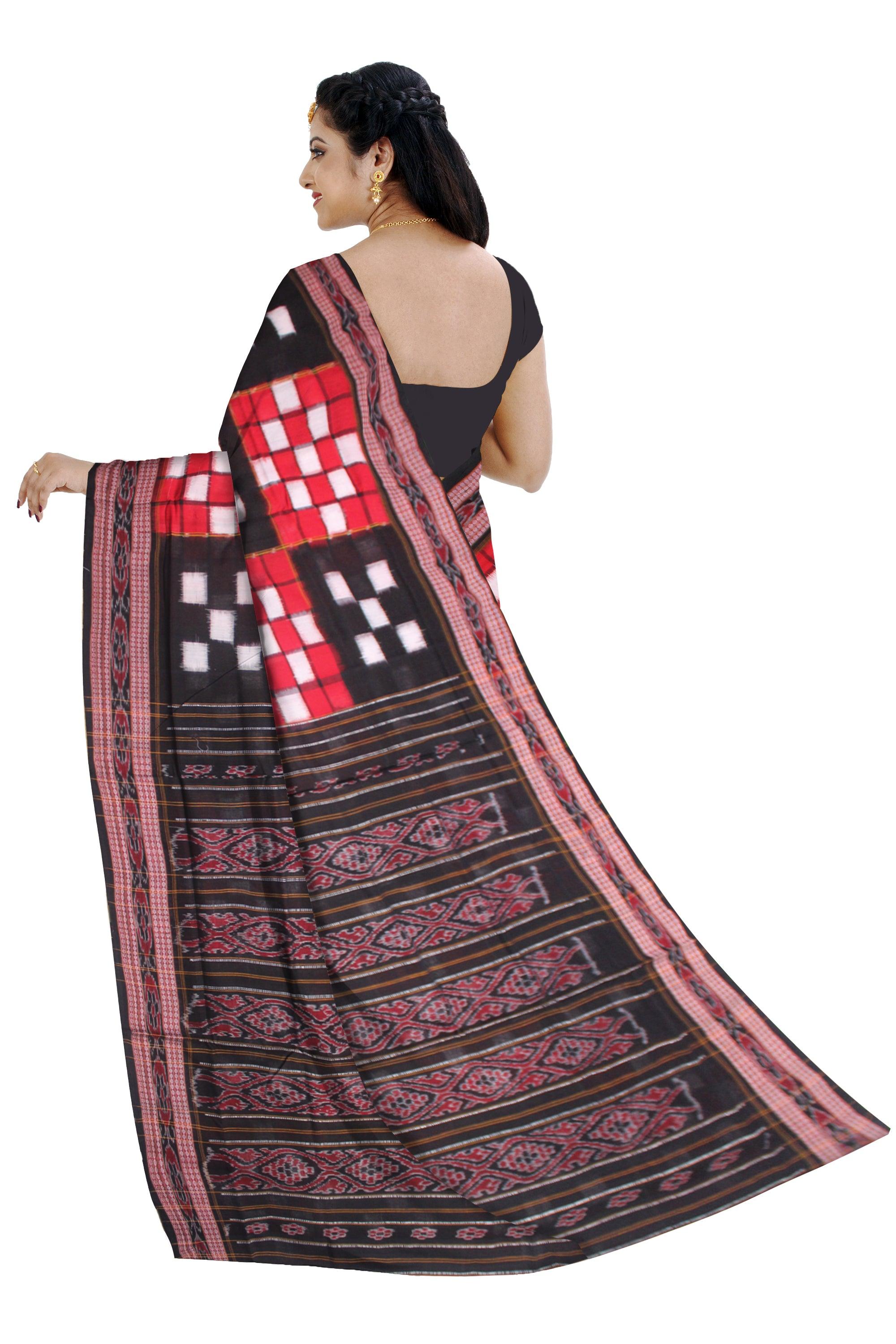 TRADITIONAL BICHITRAPURI TEENKUTHI SONEPUR SAREE WITHOUT BLOUSE. - Koshali Arts & Crafts Enterprise