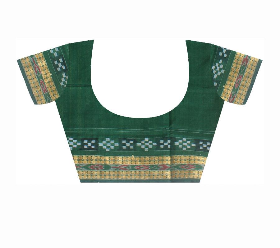 3D color of sambalpuri pure cotton saree , available with blouse piece - Koshali Arts & Crafts Enterprise