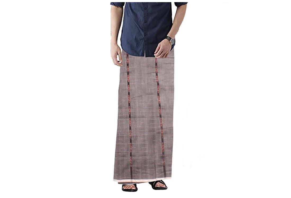 Handloom  Pure Cotton Special Sambalpuri Lungi of 2.25 mtr For Men. - Koshali Arts & Crafts Enterprise