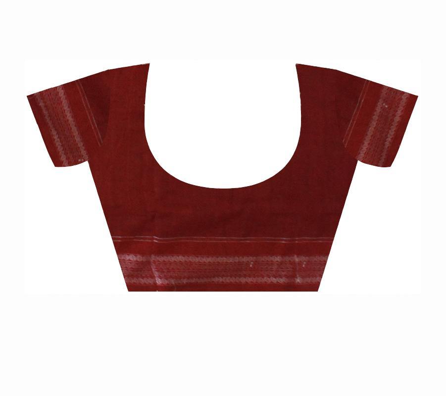 Latest Design Dancing Doll print pure cotton Sambalpuri Saree With Blouse piece - Koshali Arts & Crafts Enterprise